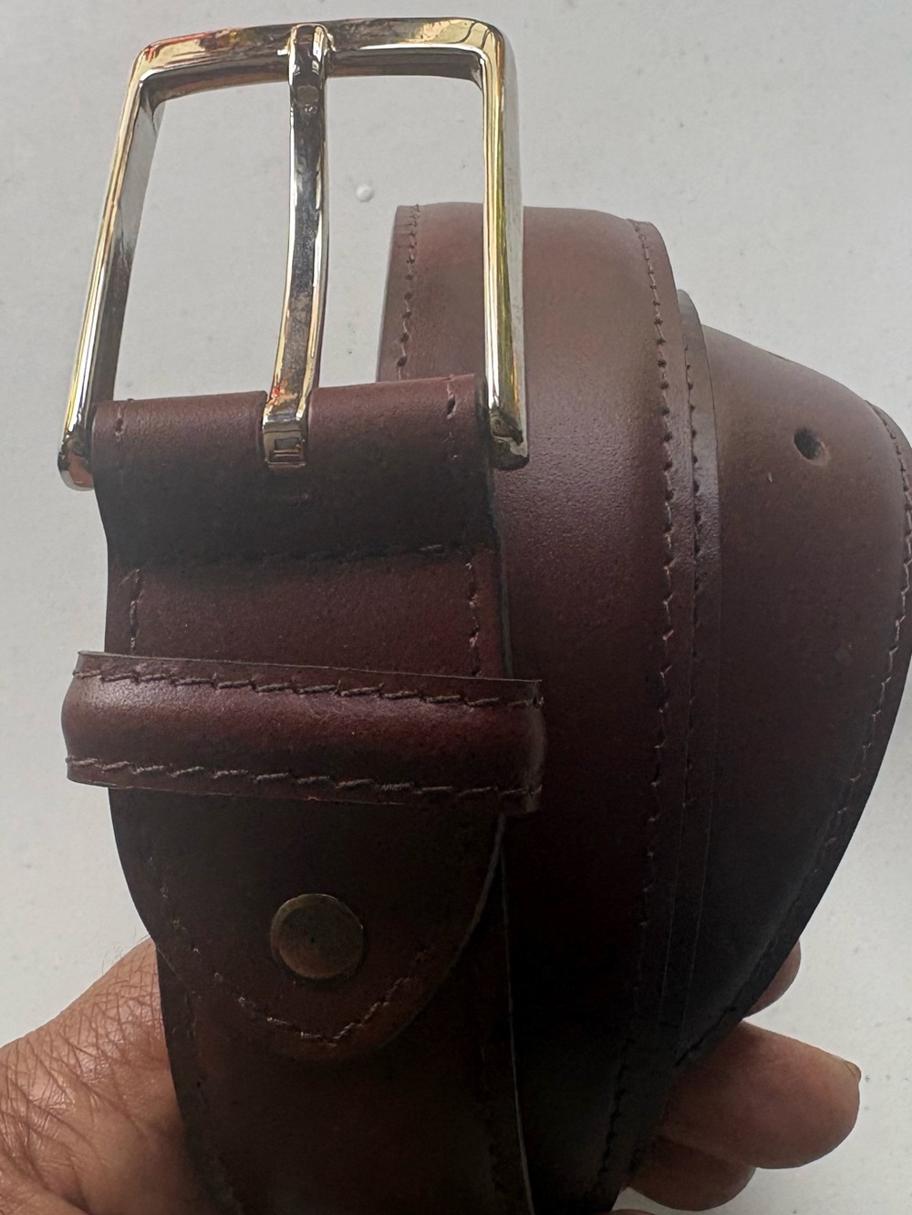 Beckett Simonon Brown Full-Grain Leather Belt